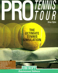 Pro Tennis Tour Amiga US box art